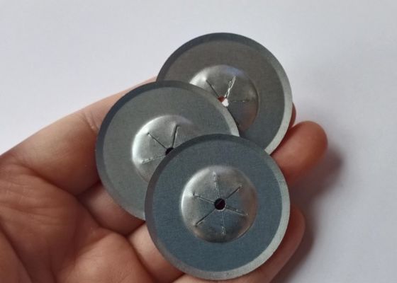 1.5 Inch Galvanized Steel Isolation Self Locking Washer Untuk Memperbaiki Pin Isolasi