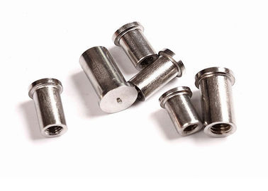 Stainless Steel 304 CD Stud Welding Pins dengan Internal Female Thread dan Flanged