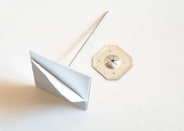 2.7mm Metal Self Adhesive Isolasi Fixing Pins Dengan 50x50mm Base Untuk Dusting