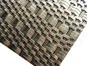 Kain Kawat Tenun Stainless Steel, Arsitektur Dekoratif Mesh Jalinan yang Kokoh