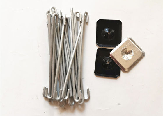J Type 3mm Diameter 15cm Panjang Hook Nails Untuk Rumput Anti Weed Mat
