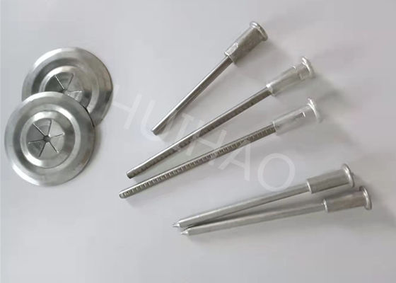 Basis Aluminium Bimetal Isolasi Stud Welding Pins Dengan Self Locking Washer