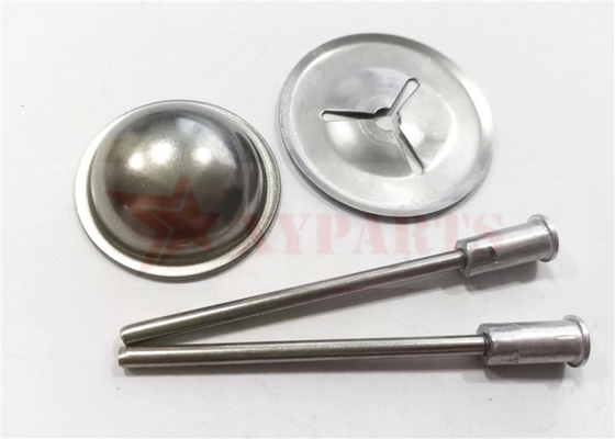 3x65mm Aluminium Base Stud Welding Pins Bi Isolasi Metalik Untuk Industri Kelautan