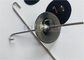 38mm Black Painted Self Locking Washer Clips Untuk Memperbaiki Skrining Wire Mesh Ke Panel Surya