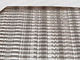 Fasad Interior Eksterior Panel Kaca Wire Mesh Ss Dilapisi Perak