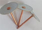 1-1/2 &quot;Copper Coated Steel CD Stud Welder Insulation Pins Untuk Pekerjaan Lining Saluran