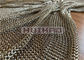 0.8x7mm stainless steel chain mail mesh tirai jenis las Untuk pemisah ruangan