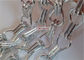 12x24mm Aluminium Chain Link Curtain Warna Perak Untuk Pembagian Kamar