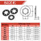 m2 Bagian dalam Star Tooth Lock Spring Quick Washer Push On Speed Nut