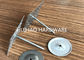 Rock Wool Galvanized Steel Insulation Anchor pins Dengan Putaran Self locking washer