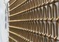 Tali Kawat Baja Stainless Steel Mesh, seni perunggu mesh untuk Elevator Hall