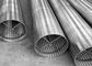 Stainless Steel Wedge V Air Yah Layar Pipa / Kawat Dibungkus Layar Untuk Batubara