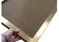 Penyemprotan Warna Fleksibel Mesh Type Ceiling Panel Privasi Dengan Frame Diganti