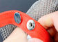 SS Chain Mail Ring Mesh Cut Resistant Safety Gloves Dengan Panjang Diperpanjang