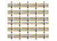 1.5mm Kawat Diameter 4 Mesh Nikel Woven Wire Mesh Screen Untuk Katoda Ray Tabung