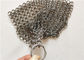 304 Metal Ring Mesh 4x4 Stainless Steel Cast Iron Cleaner Sabun Pouch Pot Scrubber