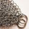 Pembersih Dapur 1.2mm X 10mm Stainless Steel Chainmail Ring Scrubber