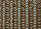 Warna Tembaga Chainmail 1mm Metal Ring Mesh Untuk Tirai Interior Dan Eksterior