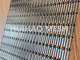 Fasad Stainless Steel Arsitektur Mesh Metal Woven Wire Semprot Hitam Untuk Pagar Dekoratif