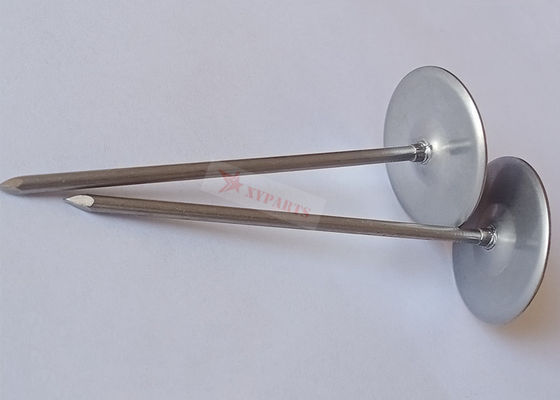 76.2mm 12ga Stainless Steel Quilting Pins Dengan Self Locking Speed Washers