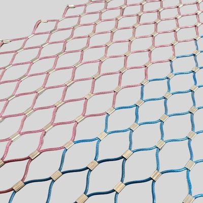 Fleksibel Steel Rope Wire Mesh Untuk Pagar