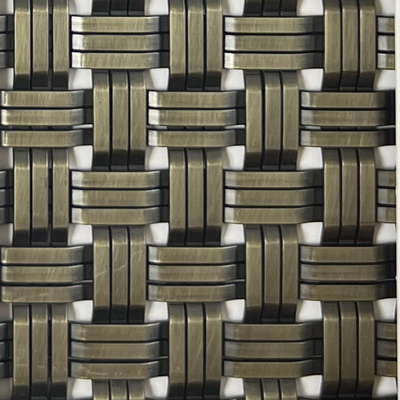 Perunggu Dekoratif Wire Mesh Untuk Lemari