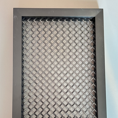 Perunggu Hias Wire Mesh Untuk Bangunan Eksterior Fasad