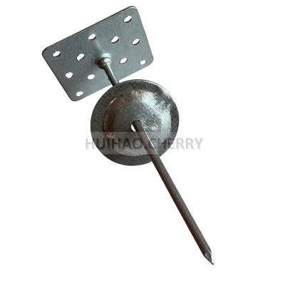 1.6x24x24mm Aluminium Perforated Isolation Pins Self Adhesive yang digunakan untuk pengikat isolasi dinding eksternal