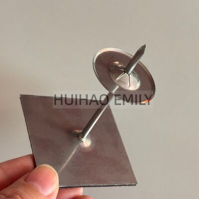 Air Duct Liner 63.5mm Self Stick Insulation Hangers Nails In HVAC System