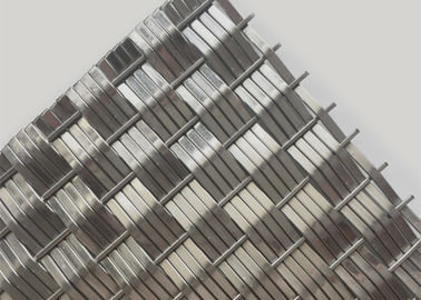 Dinding Koridor Kab Woven Wire Mesh Sebagai Jaring Lift