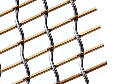 Kunci Crimped Dekoratif Wire Mesh Untuk Waiting Room Partisi
