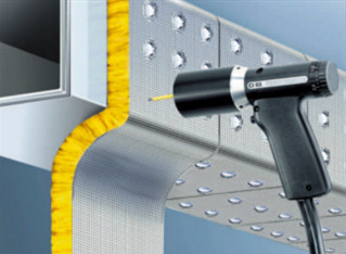 12 Gauge Kondensator Discharge Cup Head Weld Pins untuk Memasti Isolasi pada Permukaan Logam