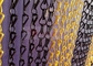 Tirai Tautan Rantai Logam Aluminium Anodized Digunakan Sebagai Penutup Dinding