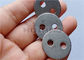 Stainless Steel 2 Hole Lacing Washers 25mm Digunakan Untuk Pembuatan Penutup Insulasi Yang Dapat Dilepas