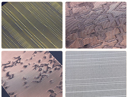 HH0.26X110 Dekoratif Wire Mesh Untuk Keamanan Tempered Kaca