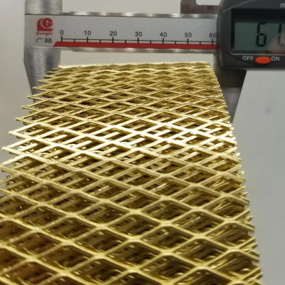 Tembaga diperluas Kuningan Electromagnetic Shielding Mesh Untuk Kamar Terlindung