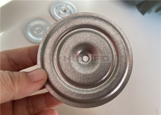 Plat pengikat baja berlapis aluminium seng 75mm untuk memasang isolasi atap dan papan penutup