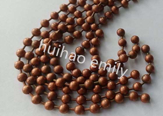 Guns Metal Color Ball Chain Pered Curtain Untuk Dekorasi Hotel