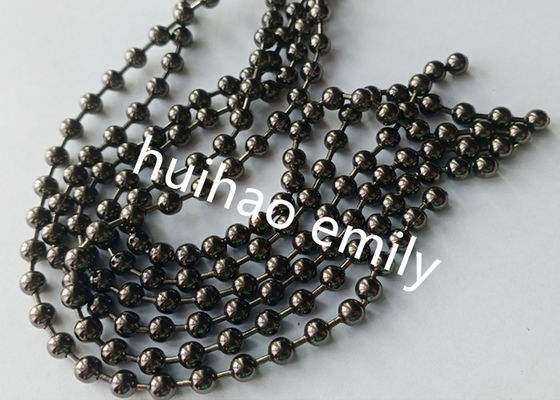 5mm Fireproof Steel Ball Bead Chain Curtain Untuk partisi internal
