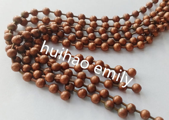 5mm Fireproof Steel Ball Bead Chain Curtain Untuk partisi internal