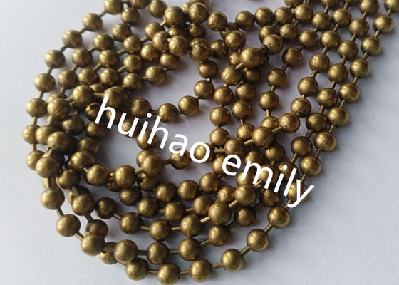 5mm Fireproof Steel Ball Bead Chain Curtain Untuk partisi internal