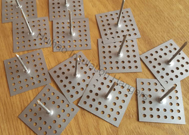 Pins Isolasi Base Perforated Steel Fix Insulation Rough Surface12Ga Dia 63.5mm