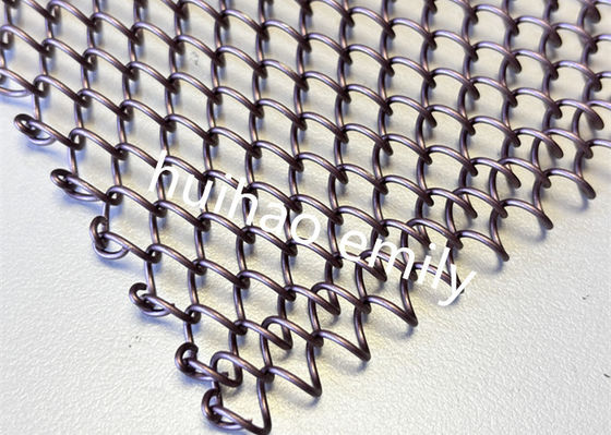 Tirai Shower Metal Mesh Fireproof Digunakan Untuk Desain Interior