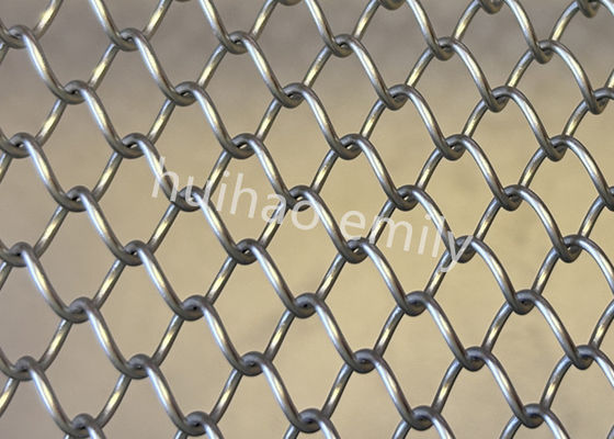1.2mm Wire Aluminium Metal Mesh drapery Untuk dekorasi restoran