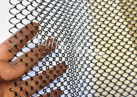 1.2mm Wire Aluminium Metal Mesh drapery Untuk dekorasi restoran