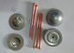 Isolasi Fastener 2.7mm Stud Welding Pins Dengan Self Locking Washers, Isolasi Berlapis Tembaga CD Weld Pins