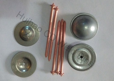 Isolasi Fastener Capacitor Discharge CD Stud Welding Pins Dengan Tembaga Plated