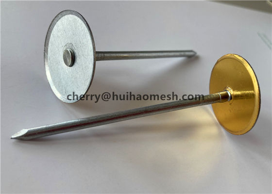 10 Gauge HVAC Saluran Isolasi Weld Pins Untuk Duct Wrap atau Duct Liner Fastening Works