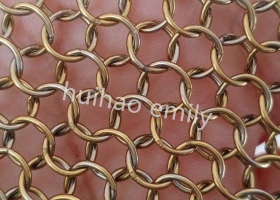 Tirai Ringan Rantai 7mm Baja Rostless Untuk Dekorasi Interior