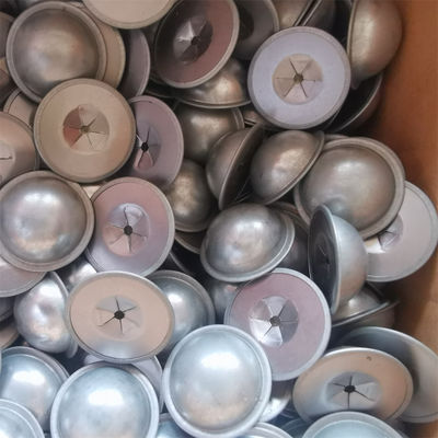 Baja Galvanis 28 mm Dome Cap Washers Untuk Memperbaiki Kuku 3 mm